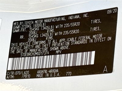 2021 Toyota Highlander Hybrid Platinum