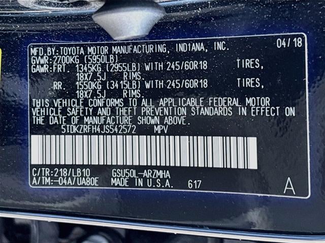 2018 Toyota Highlander XLE