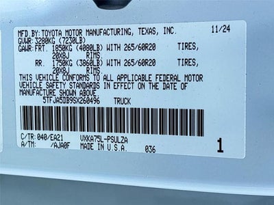 2025 Toyota Tundra Limited