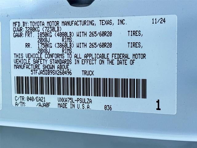 2025 Toyota Tundra Limited