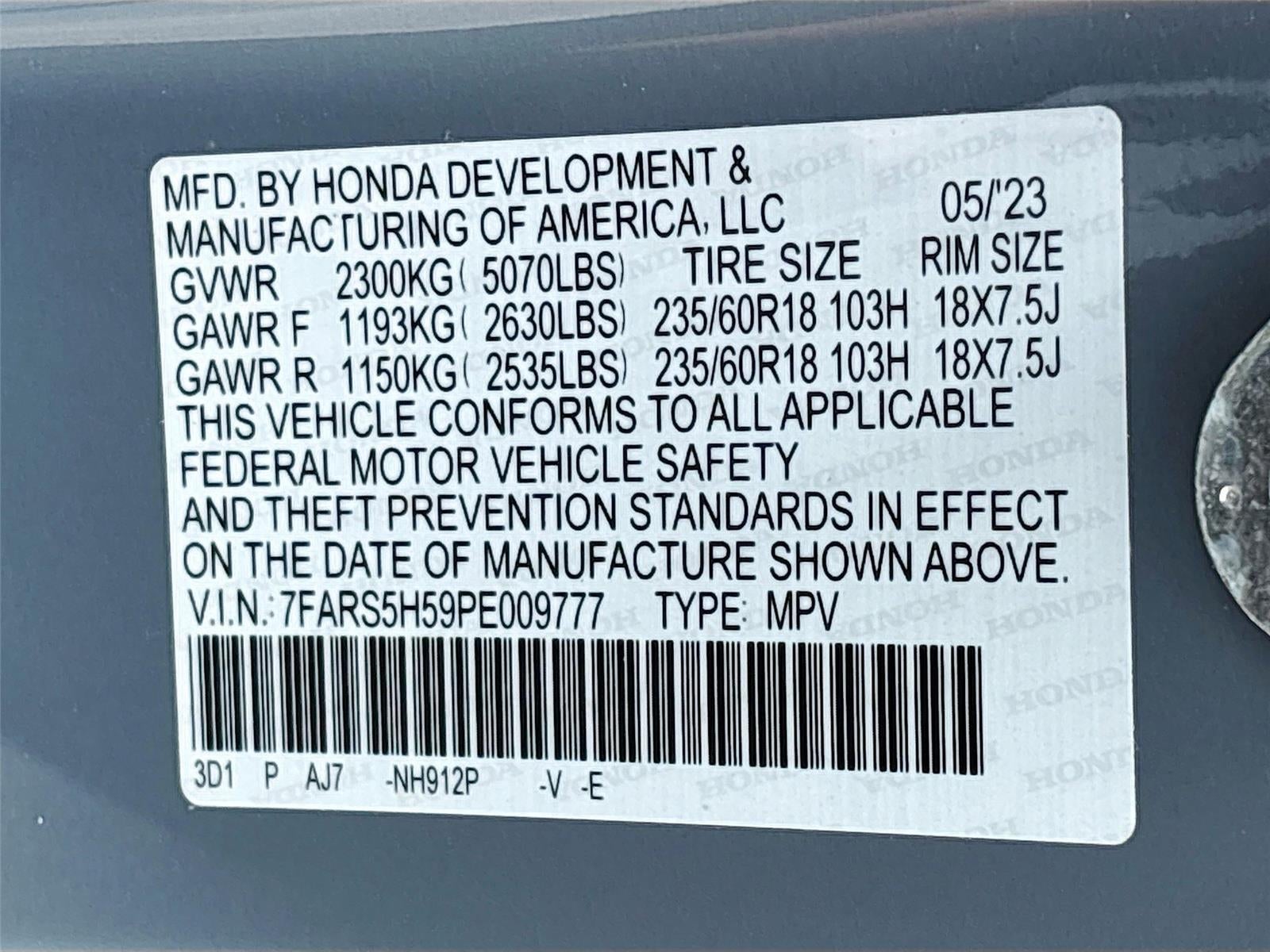 2023 Honda CR-V Hybrid Sport