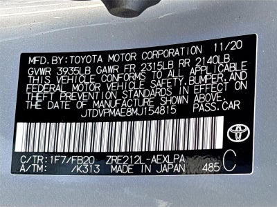 2021 Toyota Corolla LE