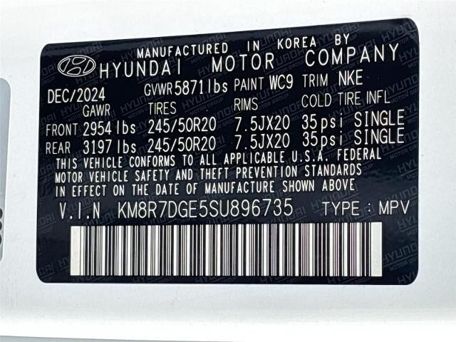 2025 Hyundai Palisade Calligraphy Night Edition