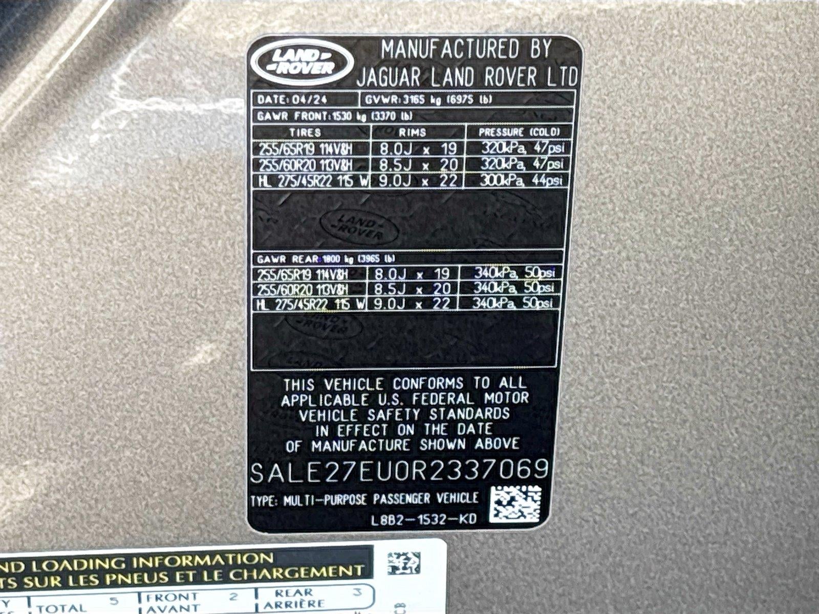 2024 Land Rover Defender X-Dynamic SE