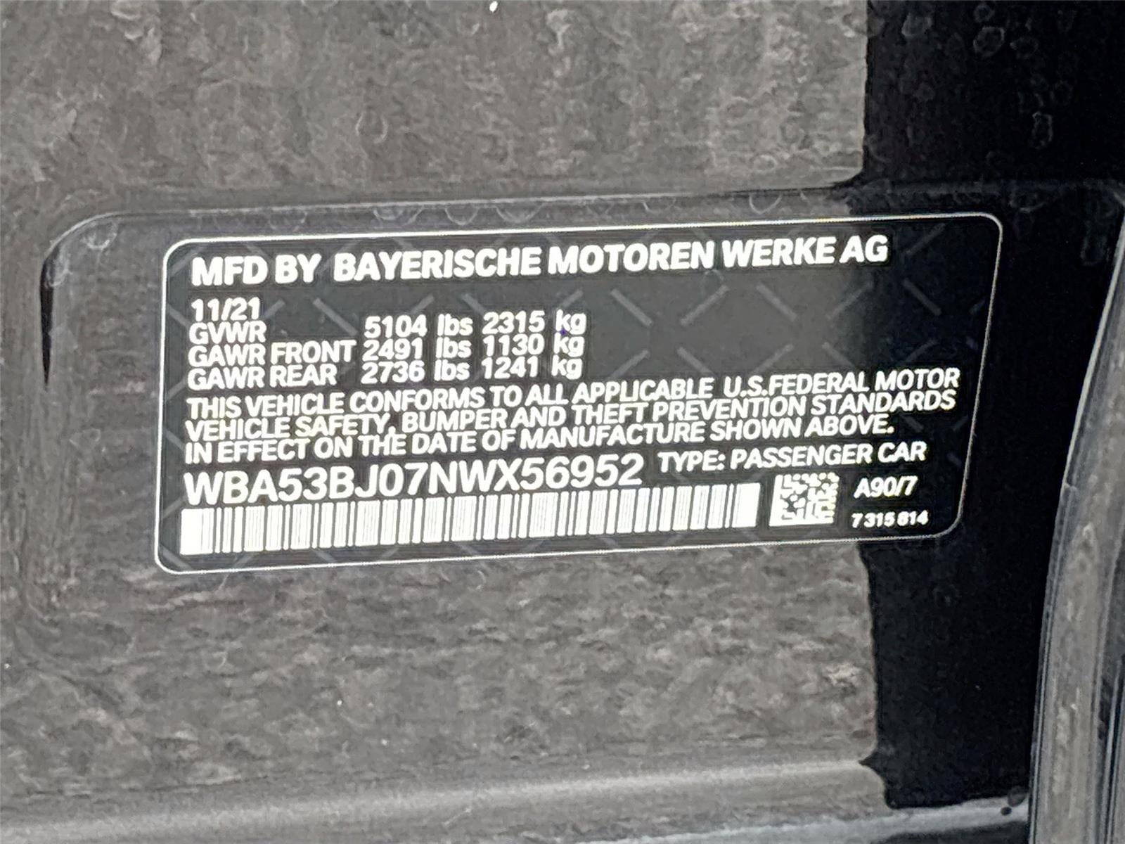 2022 BMW 5 Series 540i