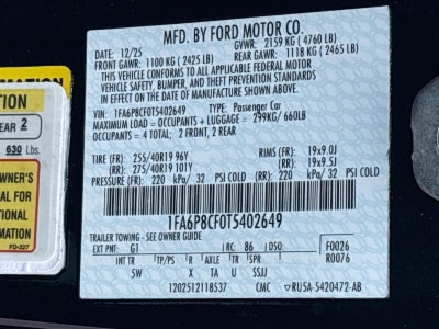2026 Ford Mustang GT Premium