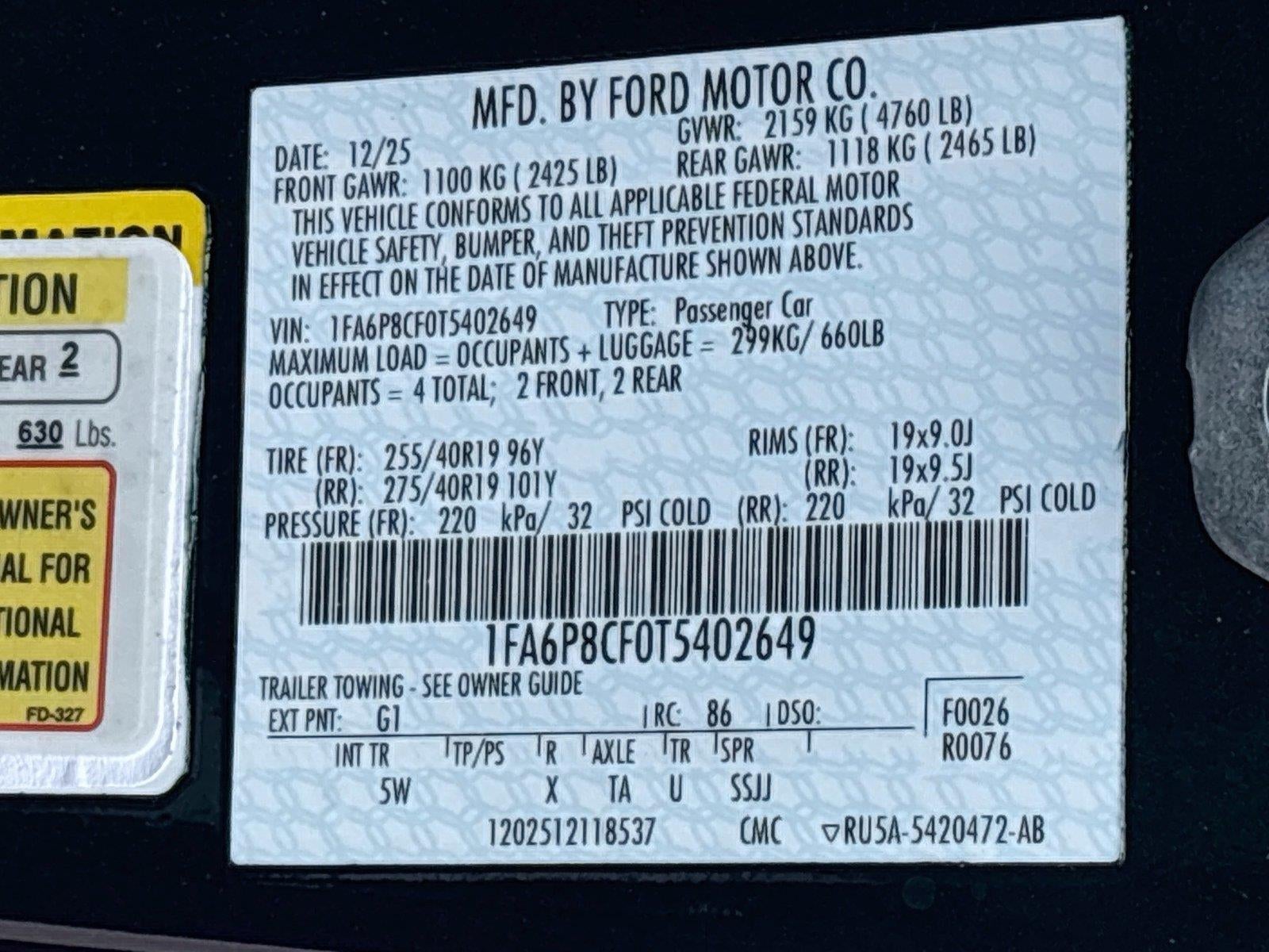 2026 Ford Mustang GT Premium
