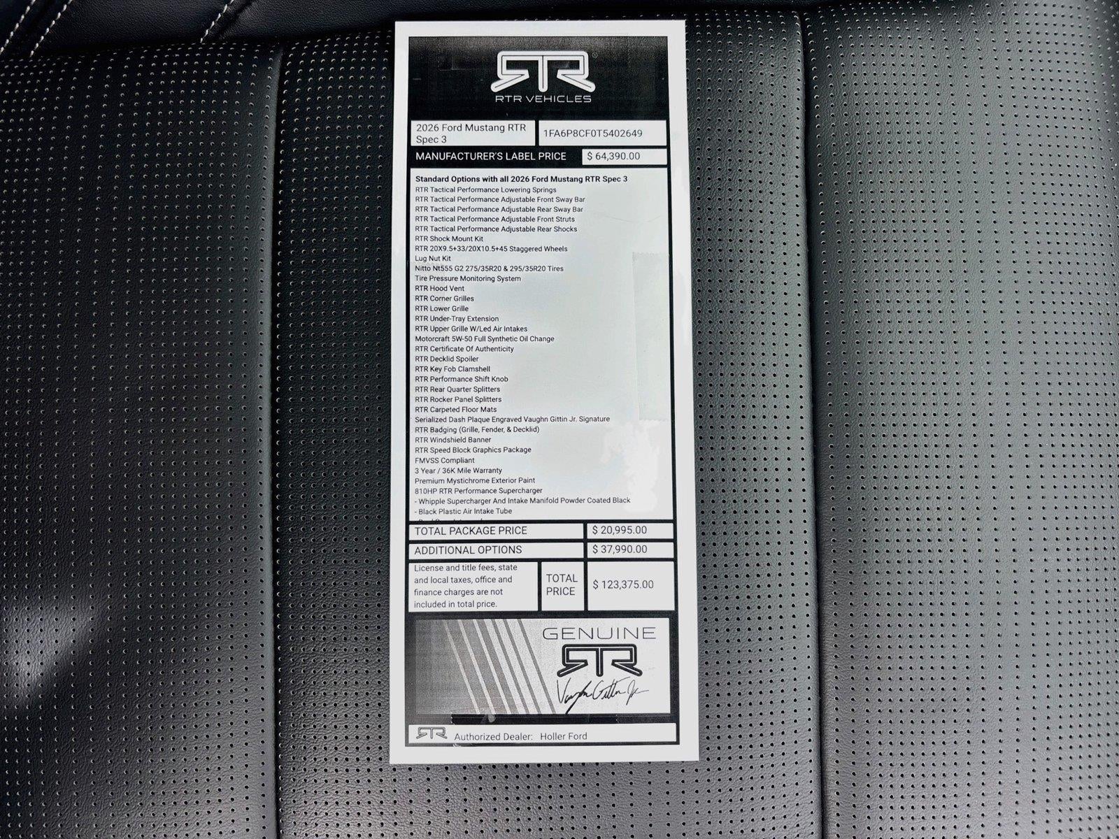 2026 Ford Mustang GT Premium