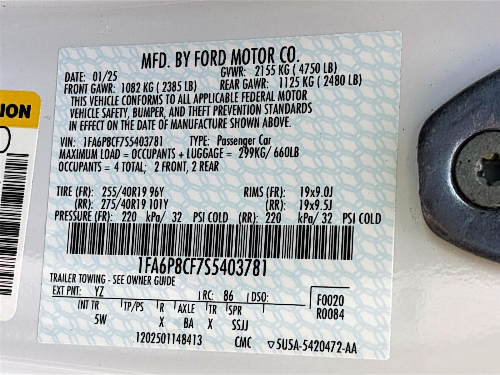 2025 Ford Mustang GT Premium RTR Spec 2