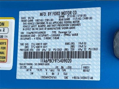 2026 Ford Mustang GT Premium RTR Spec 2