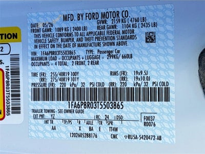 2026 Ford Mustang Dark Horse