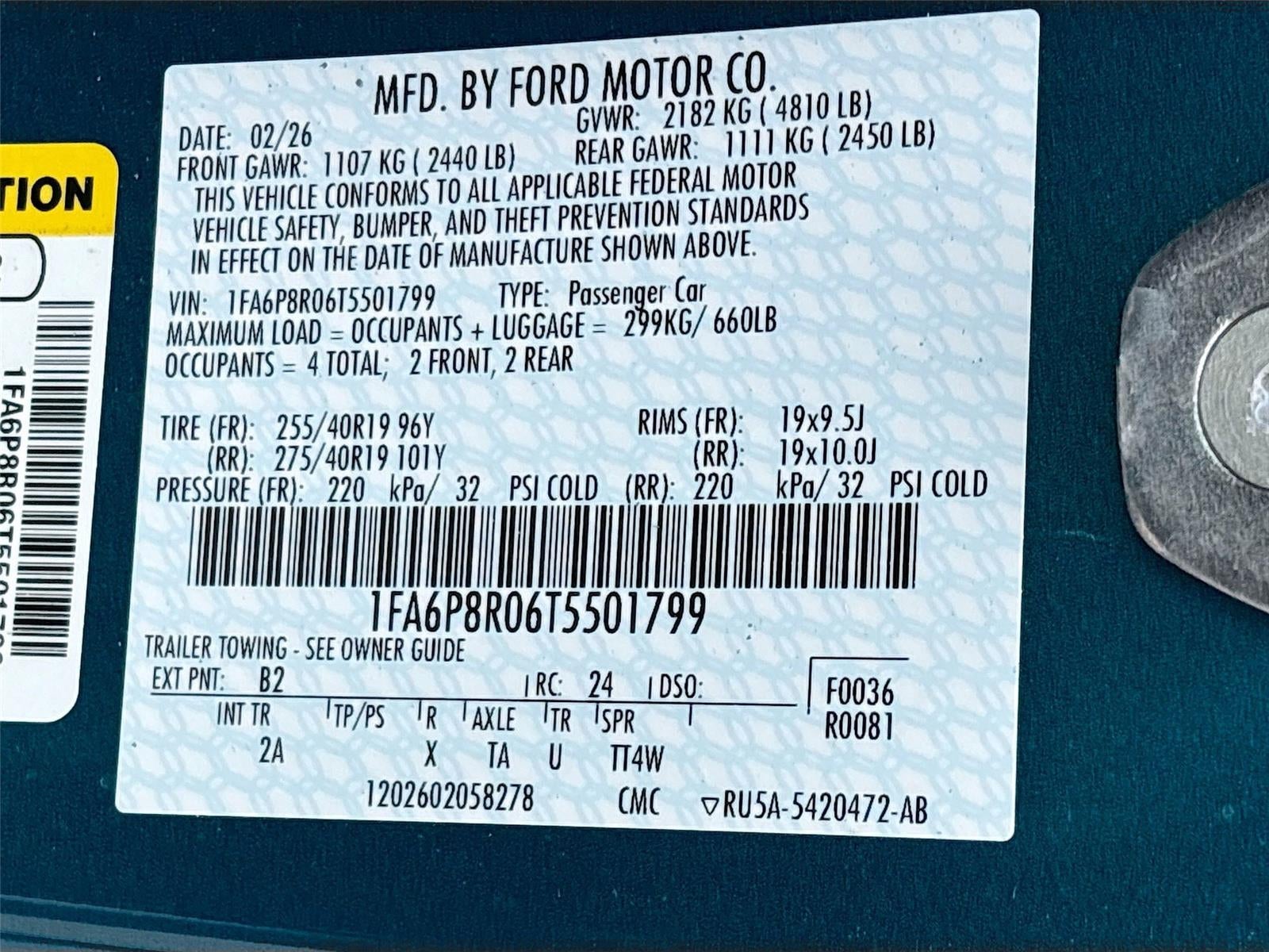 2026 Ford Mustang Dark Horse