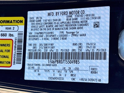 2026 Ford Mustang Dark Horse