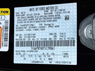 2026 Ford Mustang EcoBoost