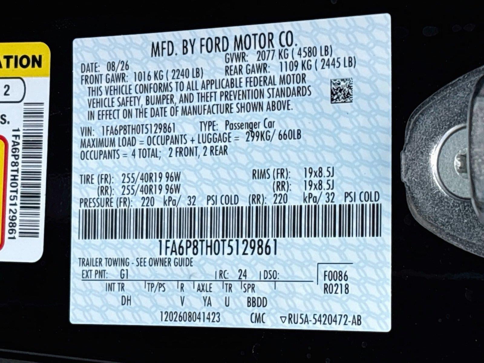 2026 Ford Mustang EcoBoost