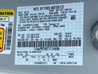 2026 Ford Mustang EcoBoost