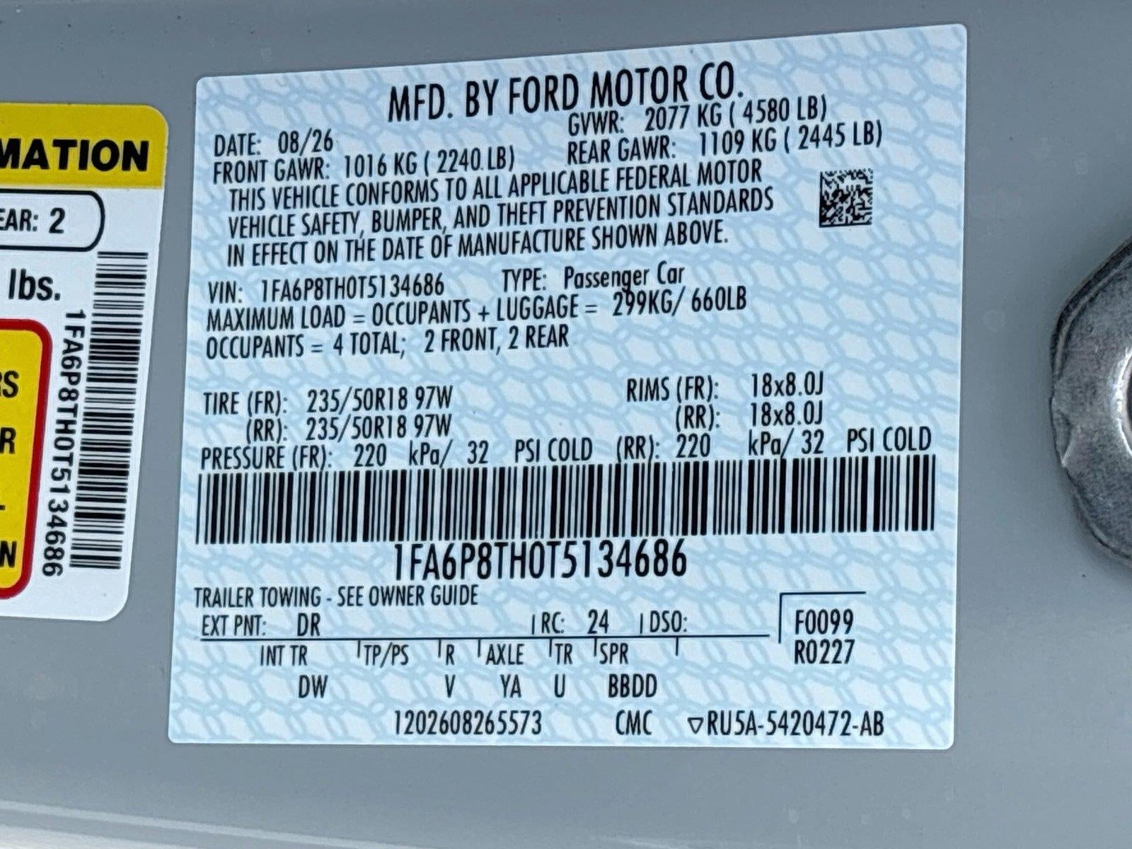 2026 Ford Mustang EcoBoost