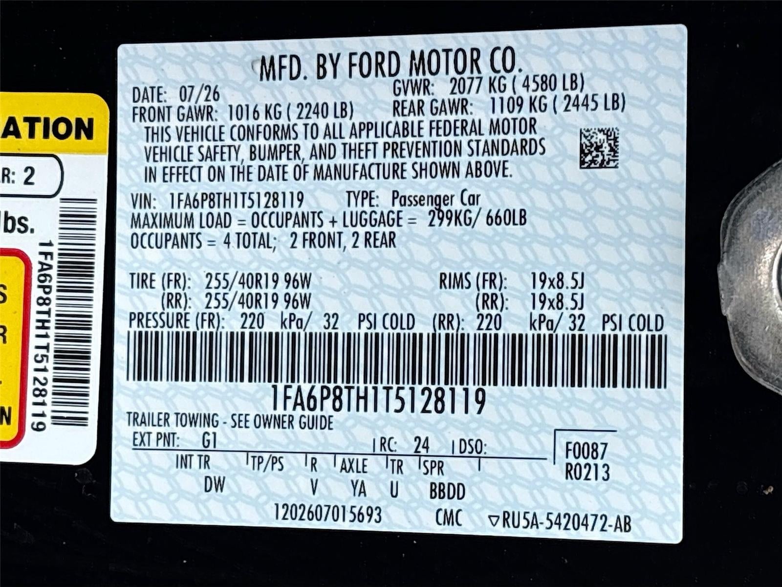 2026 Ford Mustang EcoBoost