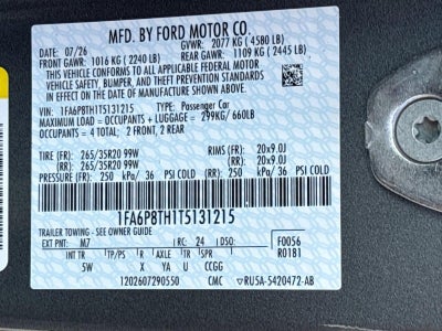 2026 Ford Mustang EcoBoost Premium