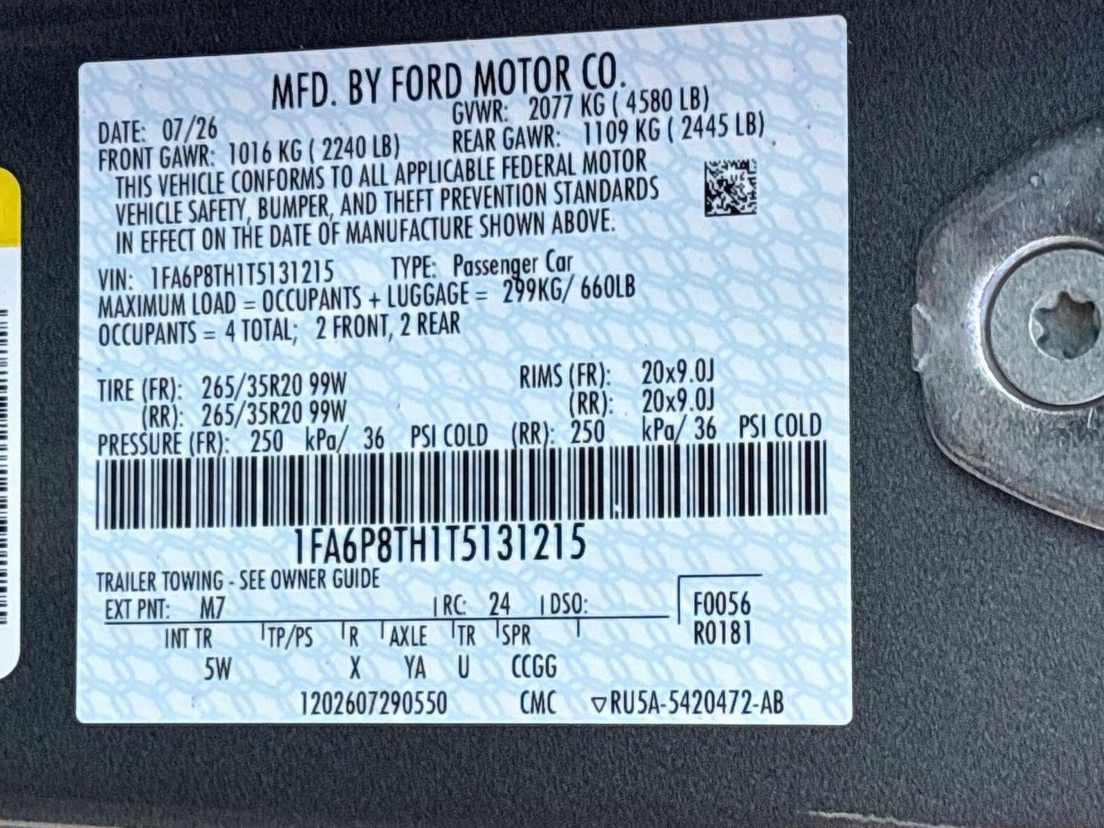 2026 Ford Mustang EcoBoost Premium