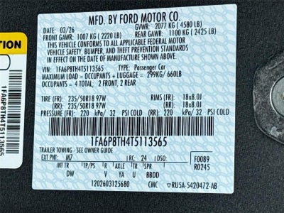 2026 Ford Mustang EcoBoost