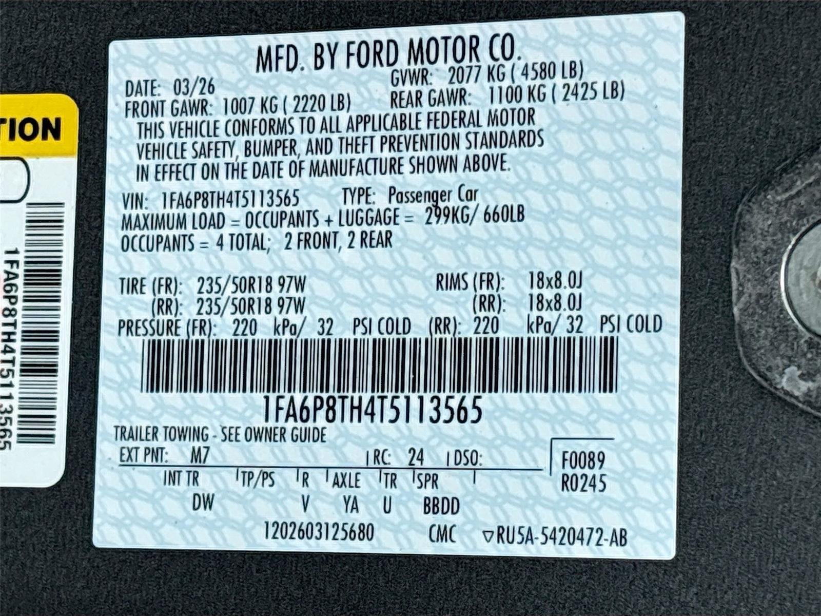 2026 Ford Mustang EcoBoost