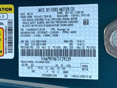 2026 Ford Mustang EcoBoost