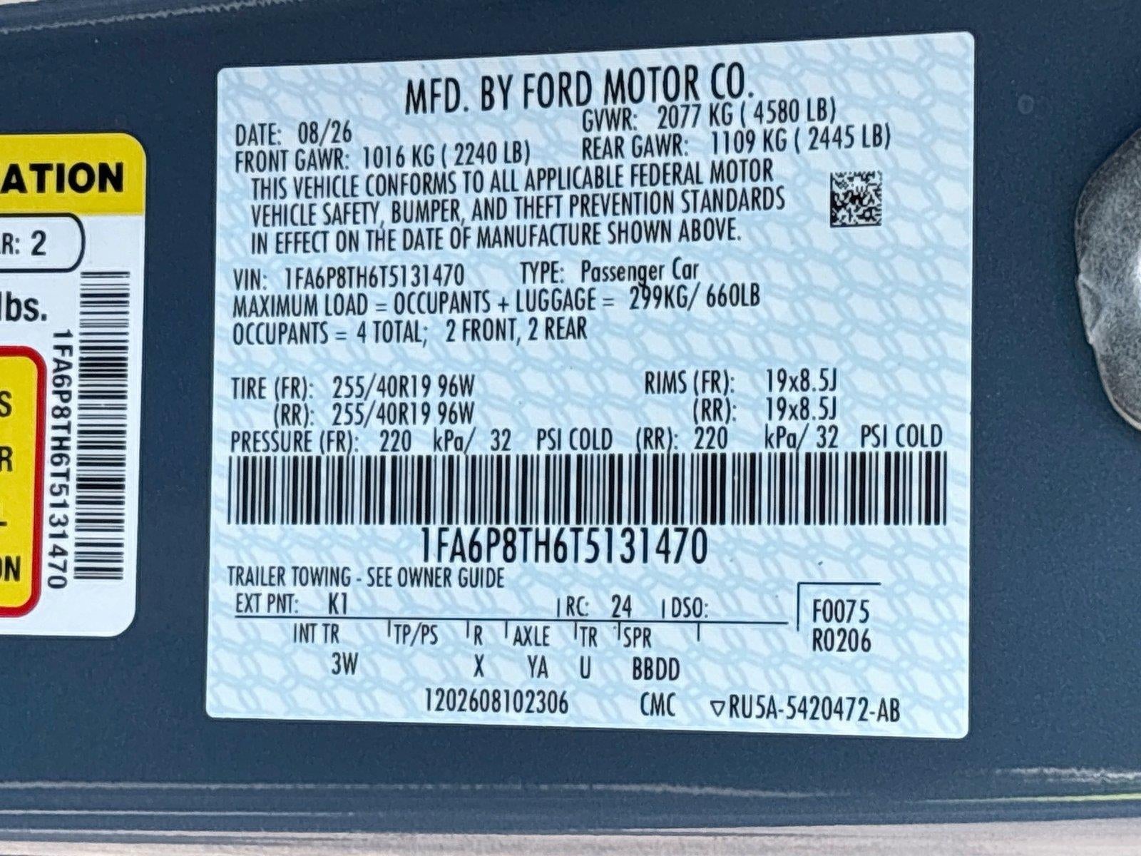 2026 Ford Mustang EcoBoost Premium