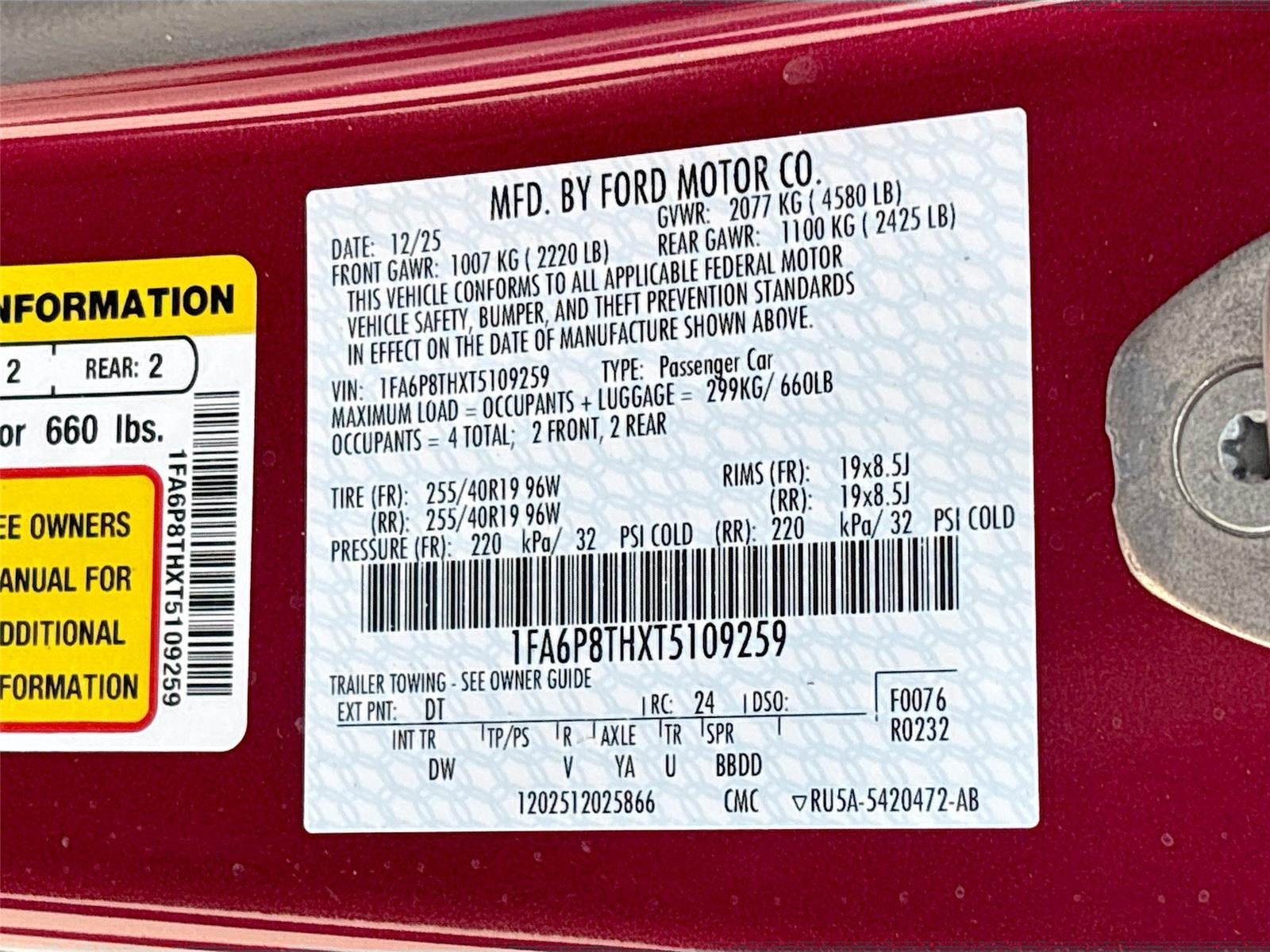 2026 Ford Mustang EcoBoost