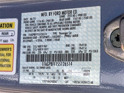 2025 Ford Mustang GT Premium