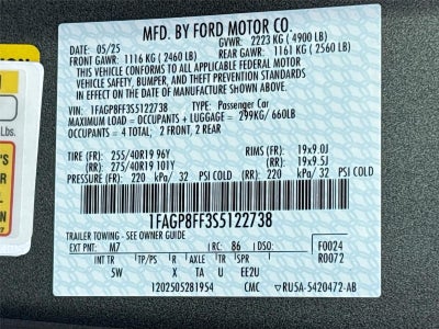 2025 Ford Mustang GT Premium