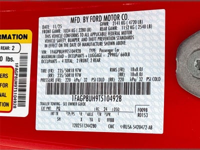 2026 Ford Mustang EcoBoost Premium