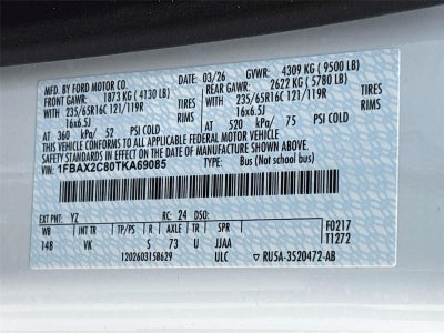 2026 Ford Transit Passenger Wagon XL