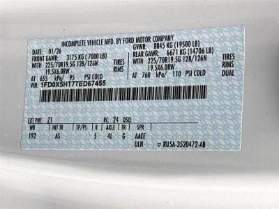 2026 Ford Super Duty F-550 DRW XL