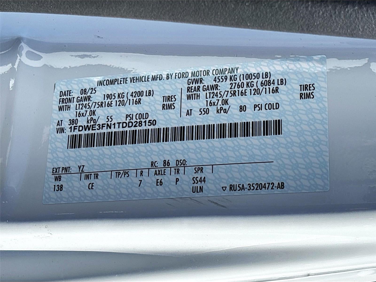 2026 Ford E-Series Cutaway E350 Cutaway