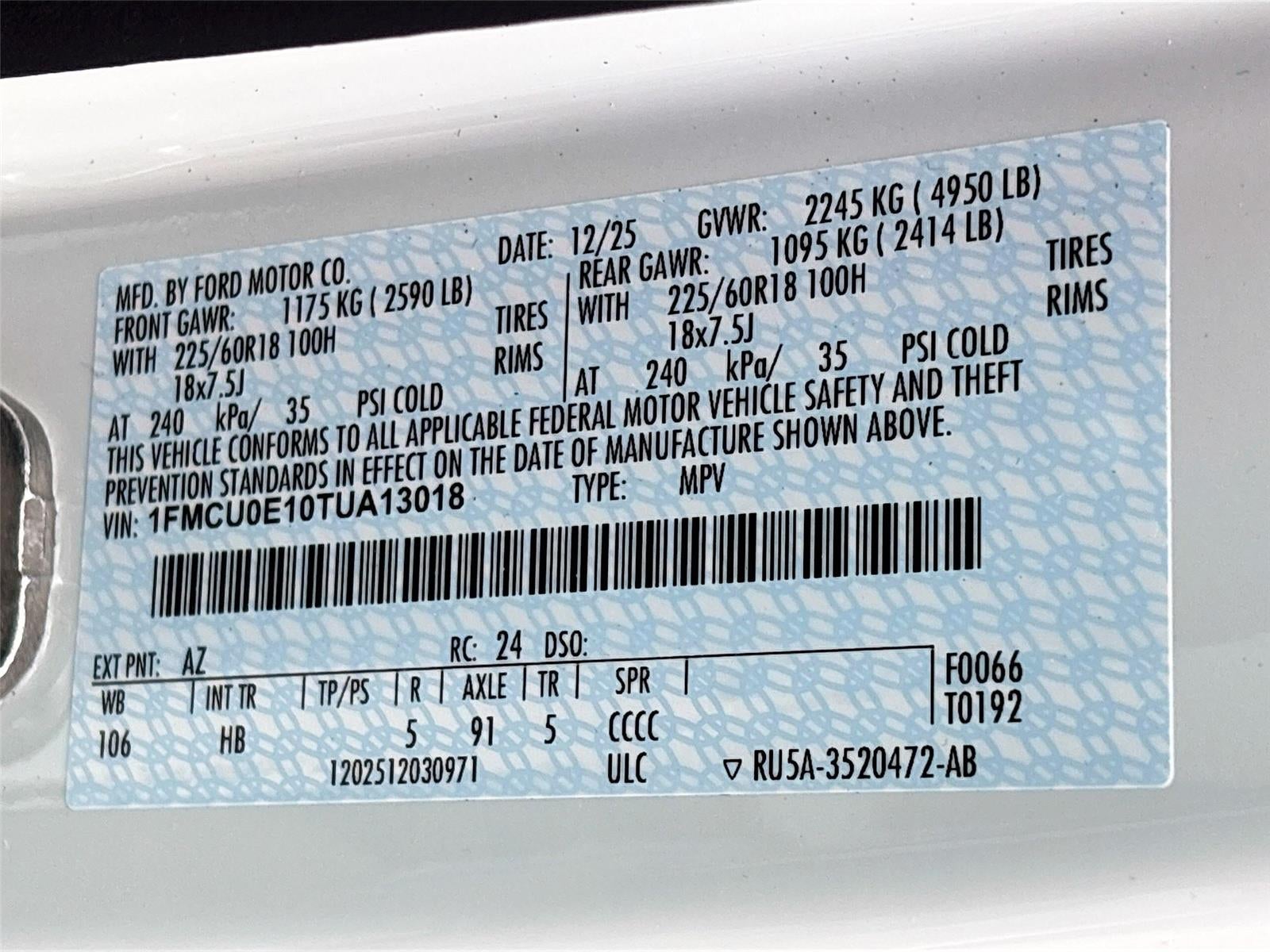 2026 Ford Escape PHEV