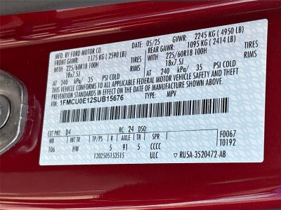 2025 Ford Escape PHEV