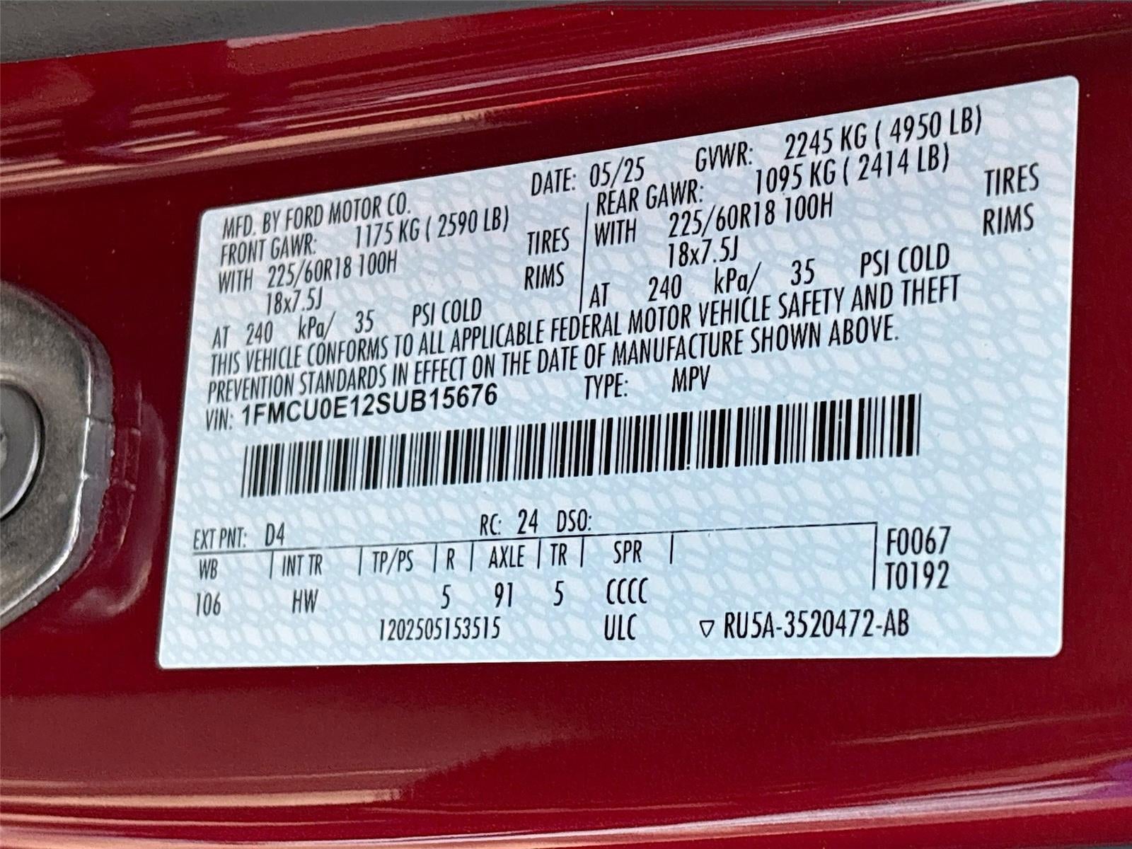 2025 Ford Escape PHEV