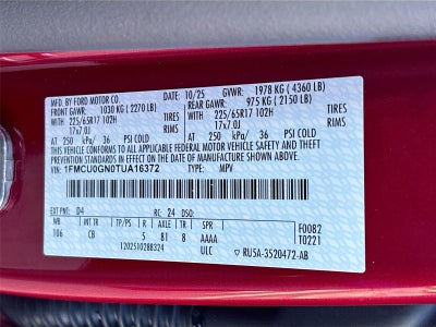 2026 Ford Escape Active