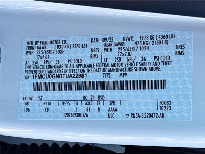 2026 Ford Escape Active