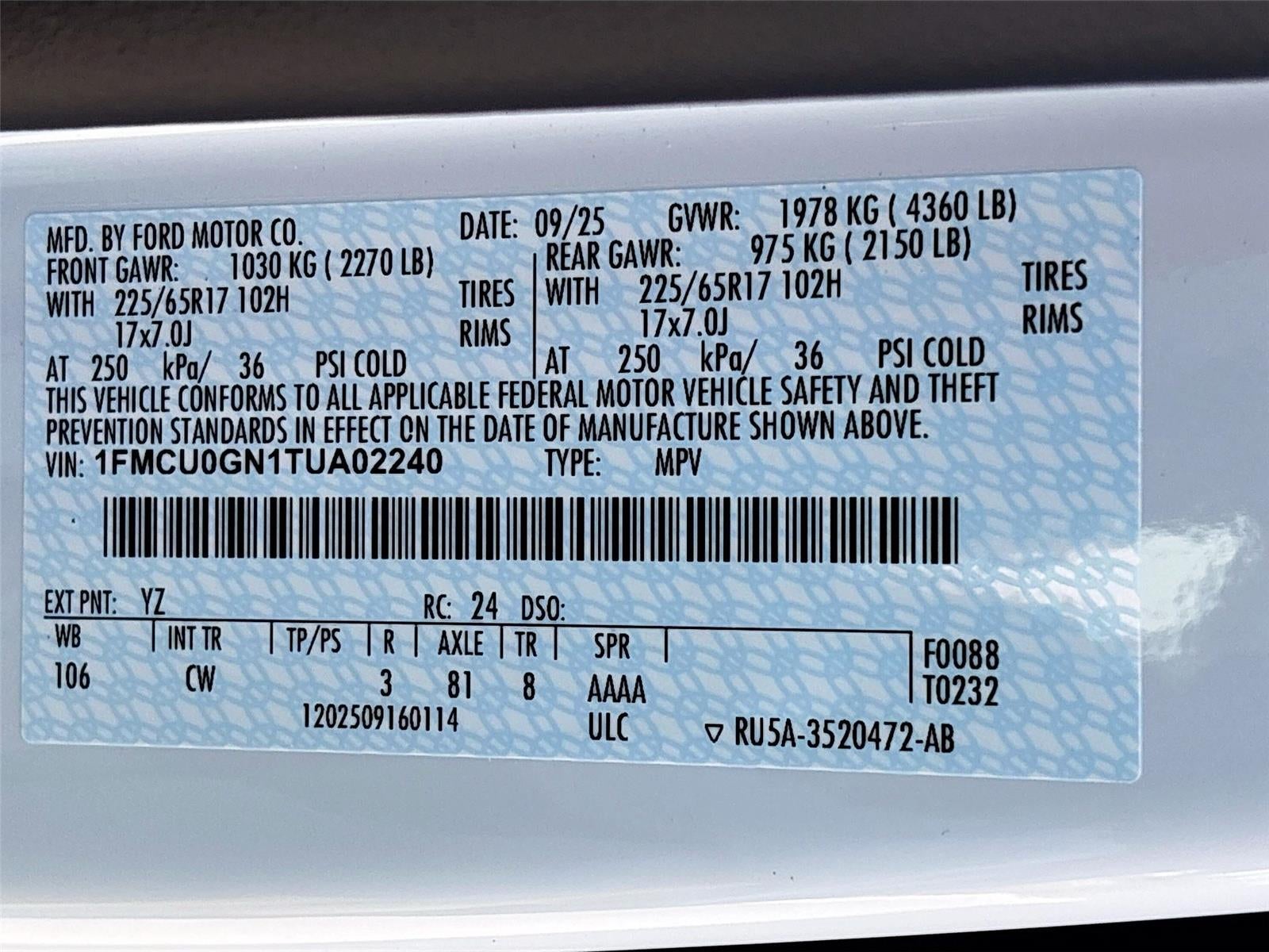 2026 Ford Escape Active