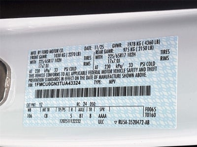 2026 Ford Escape Active