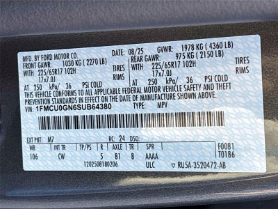 2025 Ford Escape Active