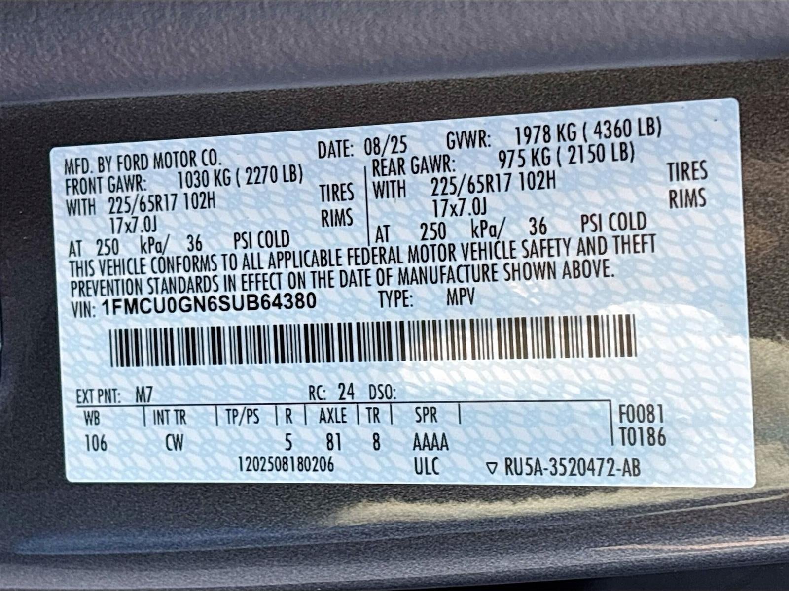 2025 Ford Escape Active