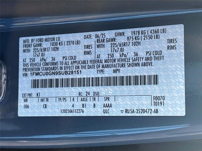 2025 Ford Escape Active