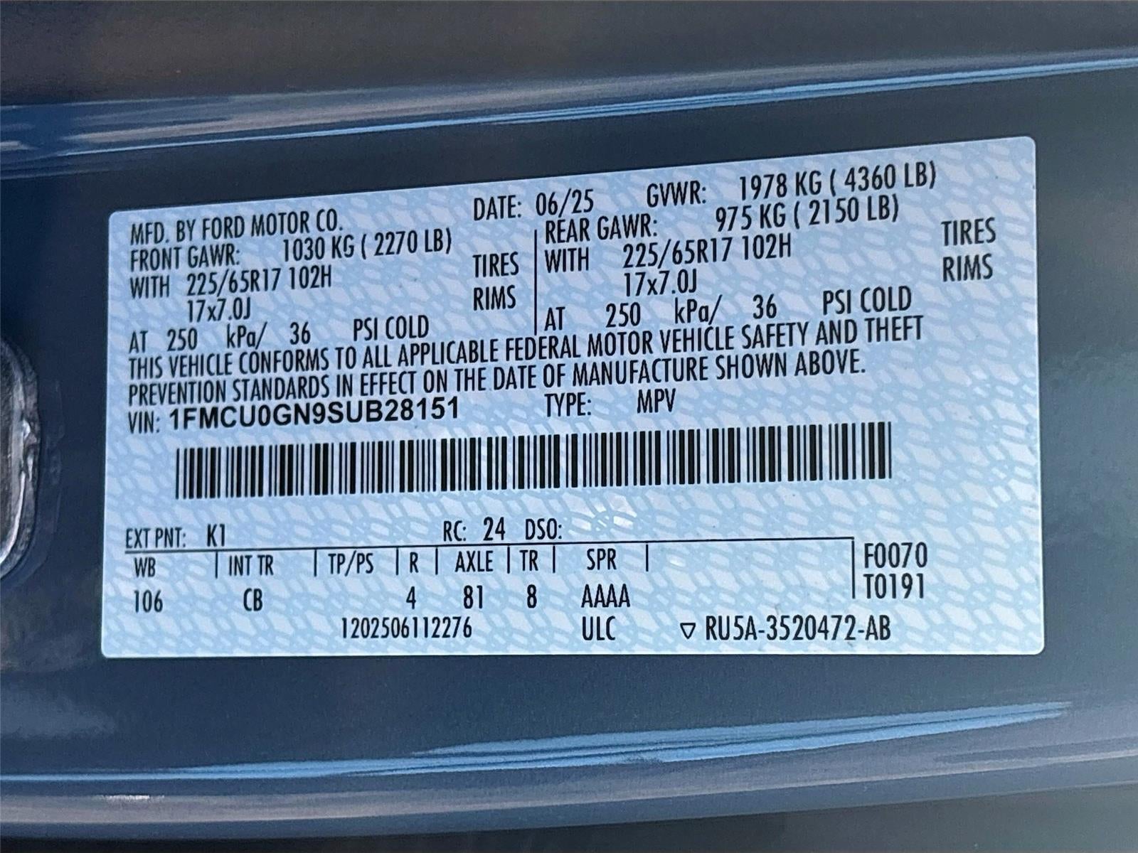 2025 Ford Escape Active