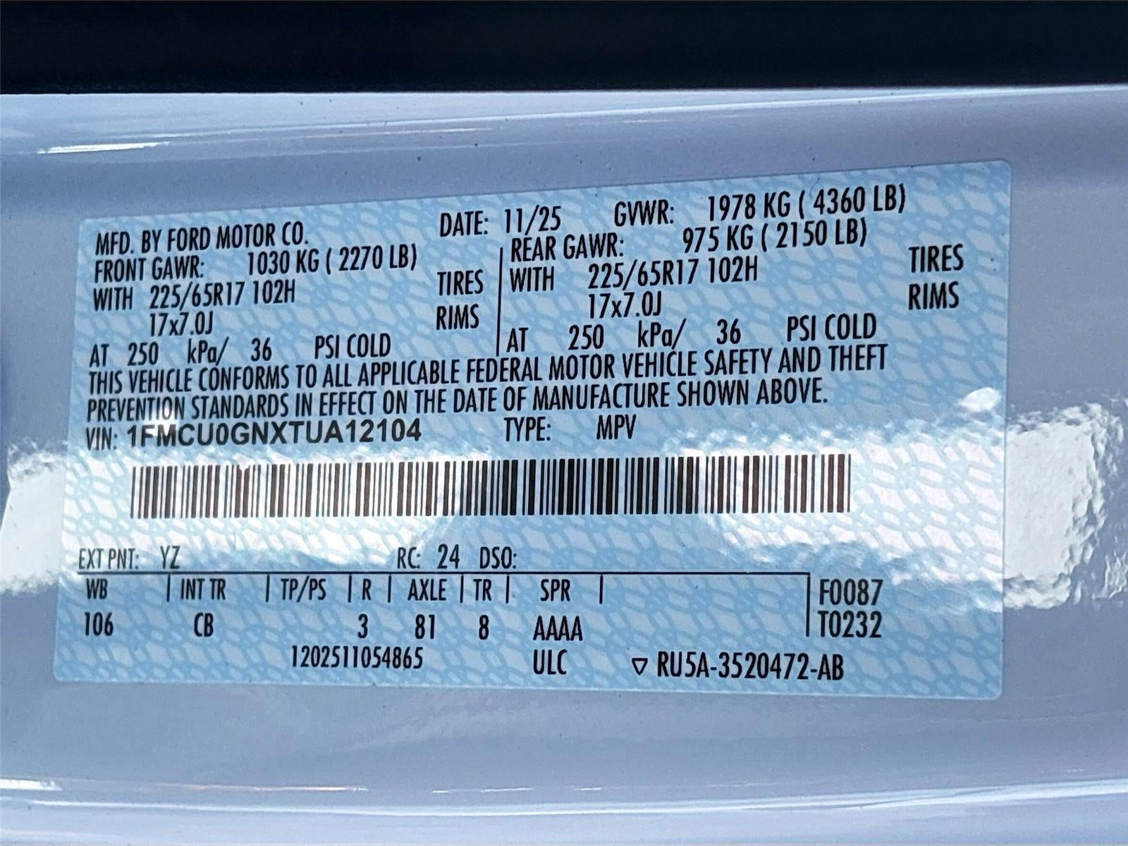 2026 Ford Escape Active