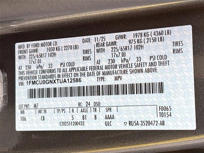 2026 Ford Escape Active