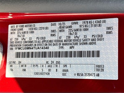 2026 Ford Escape ST-Line