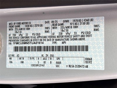 2026 Ford Escape ST-Line